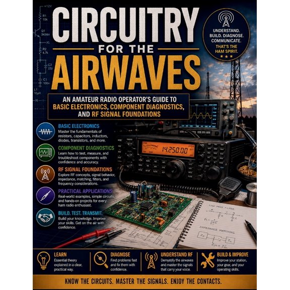Circuitry for the Airwaves: An Amateur Radio Operator's Guide to Basic Electronics, Component Diagnostics, and RF Signal, (Paperback)
