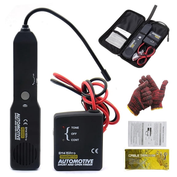 Circuittrace Pro Tester, Circuit Tracer Pro Tester, Pro-Level Circuit Tester Diagnoses Electrical Faults, Automotive Circuit Tester Tracer Wire Short Circuit Finder