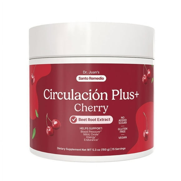 Santo Remedio Circulacion Plus Powder, 15 Servings, Beetroot Supplements