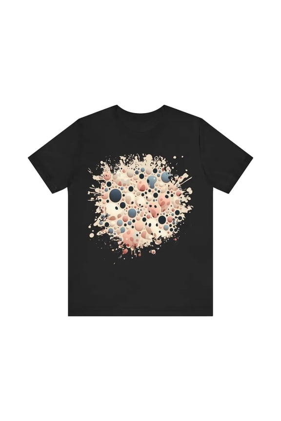 Circular Array in Beige Palette - Jersey Short Sleeve Tee