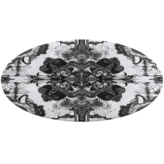 Circular Carpet Floor Mat Bohemian Pattern Living Room Sofa Room Bed Rug Bedroom Carpets Design Home Decoration Rugs