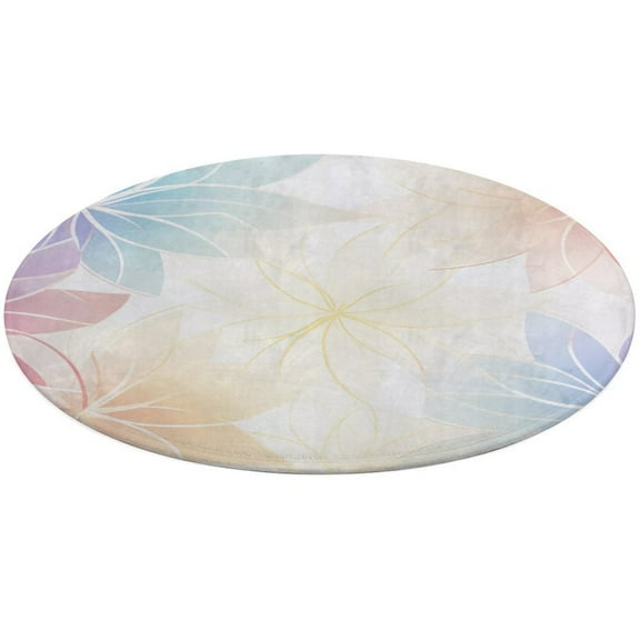 Circular Carpet Floor Mat Colorful Floral Bohemia Living Room Sofa Room Bed Rug Bedroom Carpets Design Home Decoration Rugs