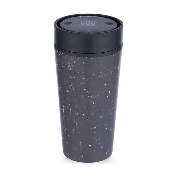 Circular & Co Pre 2026 (Previous Generation) Reusable Coffee Cup - 12oz/340ml - 100% Leakproof & Lockable - Push Top, One Hand Open, 360 Drinking - Recyclable - BPA Free - Dishwasher Safe
