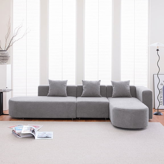 Circular Design, Easy Assembly - Stylish and Convenient Living Room Sofa