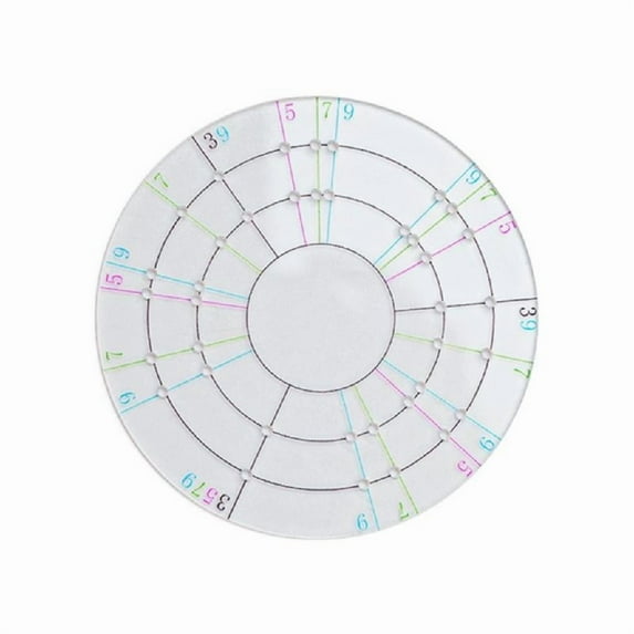 Circular Divider Pottery Trimming Shaping Tool Acrylic Clay Round Divider