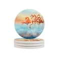 thumbnail image 1 of Circular Drink Coasters Set Beautiful Flamingo Beautiful Home Decor Diatomite Heat-Resistant Diatomite Protect Table Countertop, 1 of 7