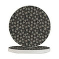 thumbnail image 1 of Circular Drink Coasters Set Camouflage Pattern Beautiful Home Decor Diatomite Heat-Resistant Diatomite Protect Table Countertop, 1 of 7