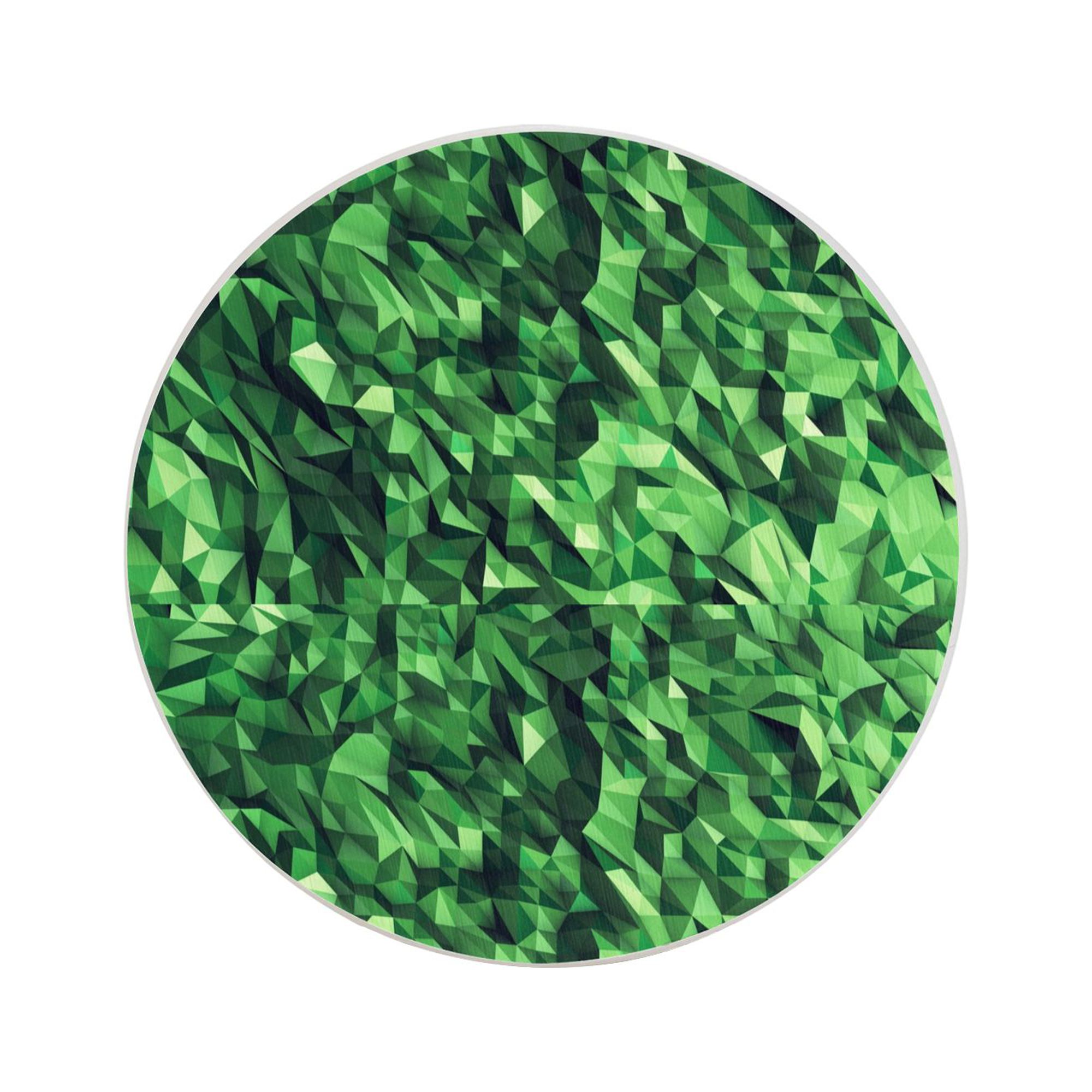 Circular Drink Coasters Set Green-Polygon- Beautiful Home Decor ...