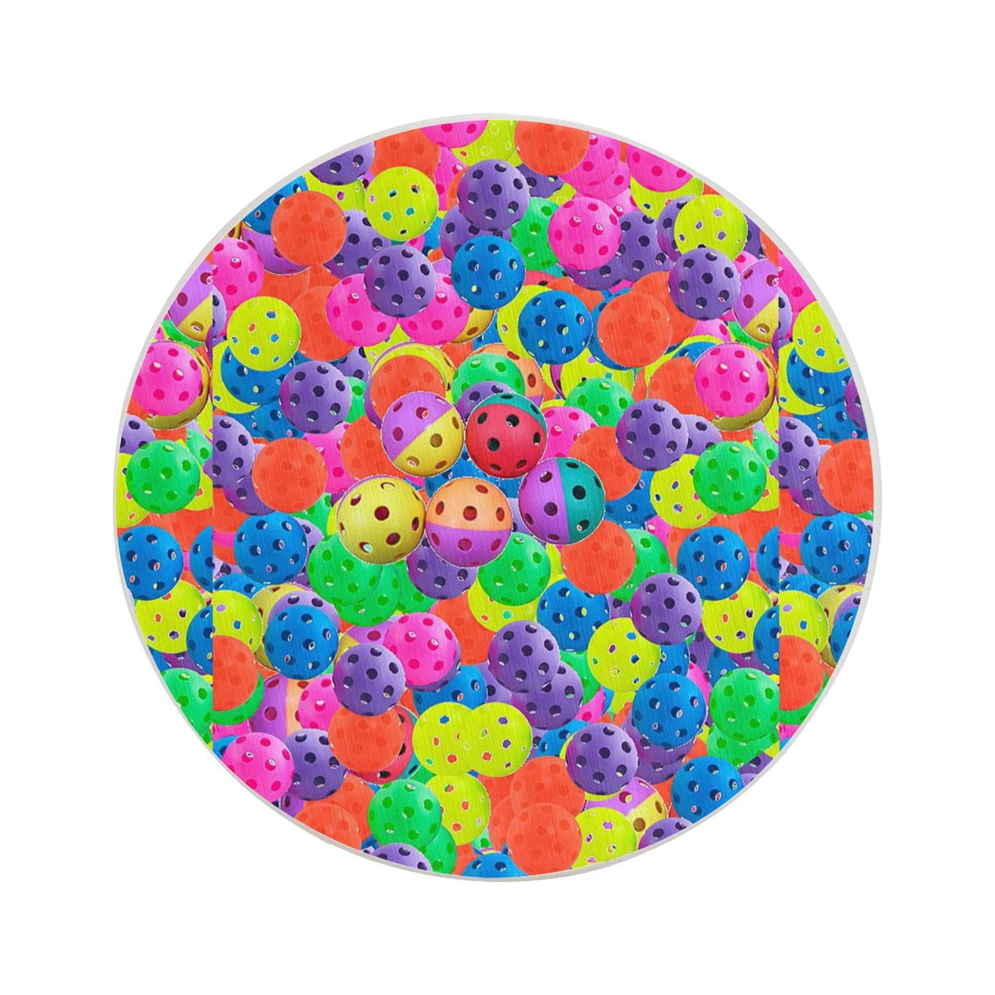 Pickleball Drink Coasters - Absorbent Coaster Set For Game Day & Home Use - View #2