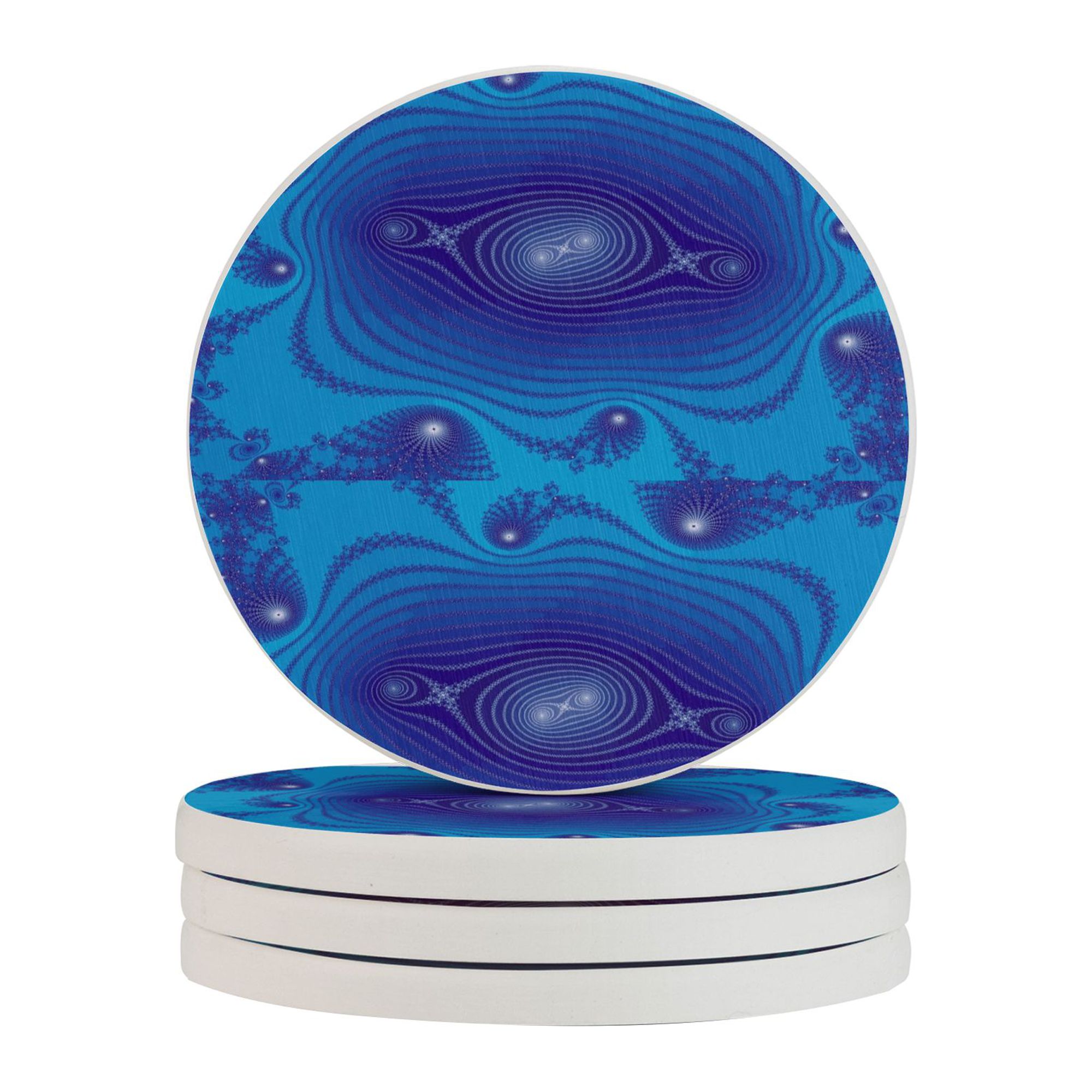 Circular Drink Coasters Set WaterRings Beautiful Home Decor Diatomite