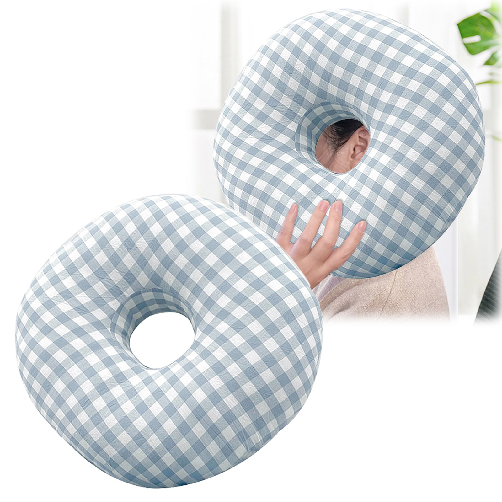 Circular Ear Pierced Pillow Circular Piercing Pillow For Side Sleeping