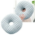 Circular Ear Pierced Pillow Circular Piercing Pillow for Side Sleeping