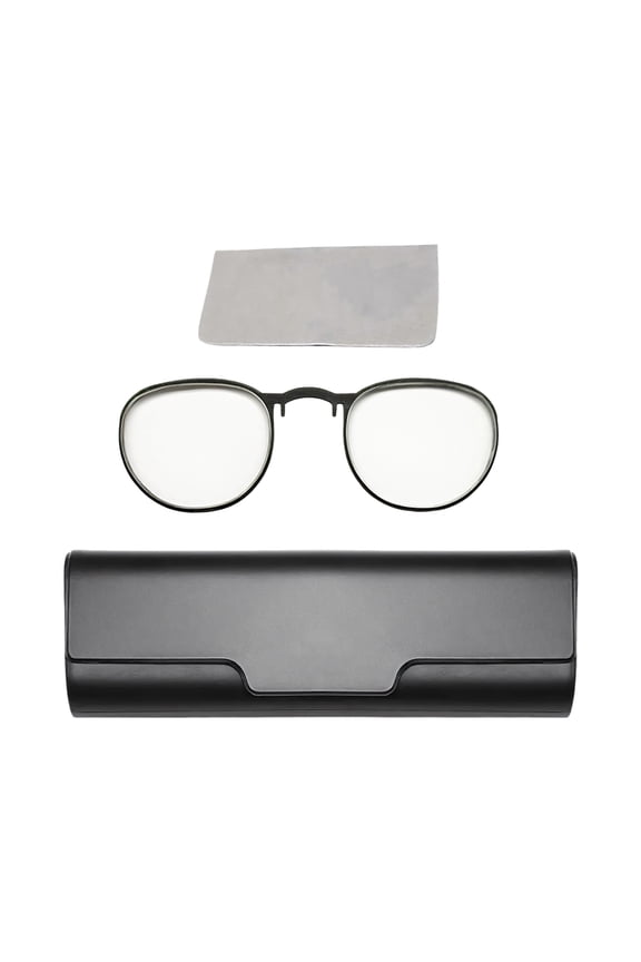 Replacement Black Round Frame For Quark AI Glasses Soft Touch Coating Lightweight Design And Travel Friendly