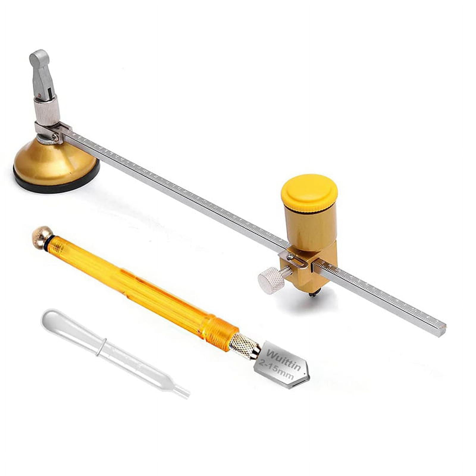 Circular Glass Cutter with Suction Cup Adjustable Circular Glass Cutter