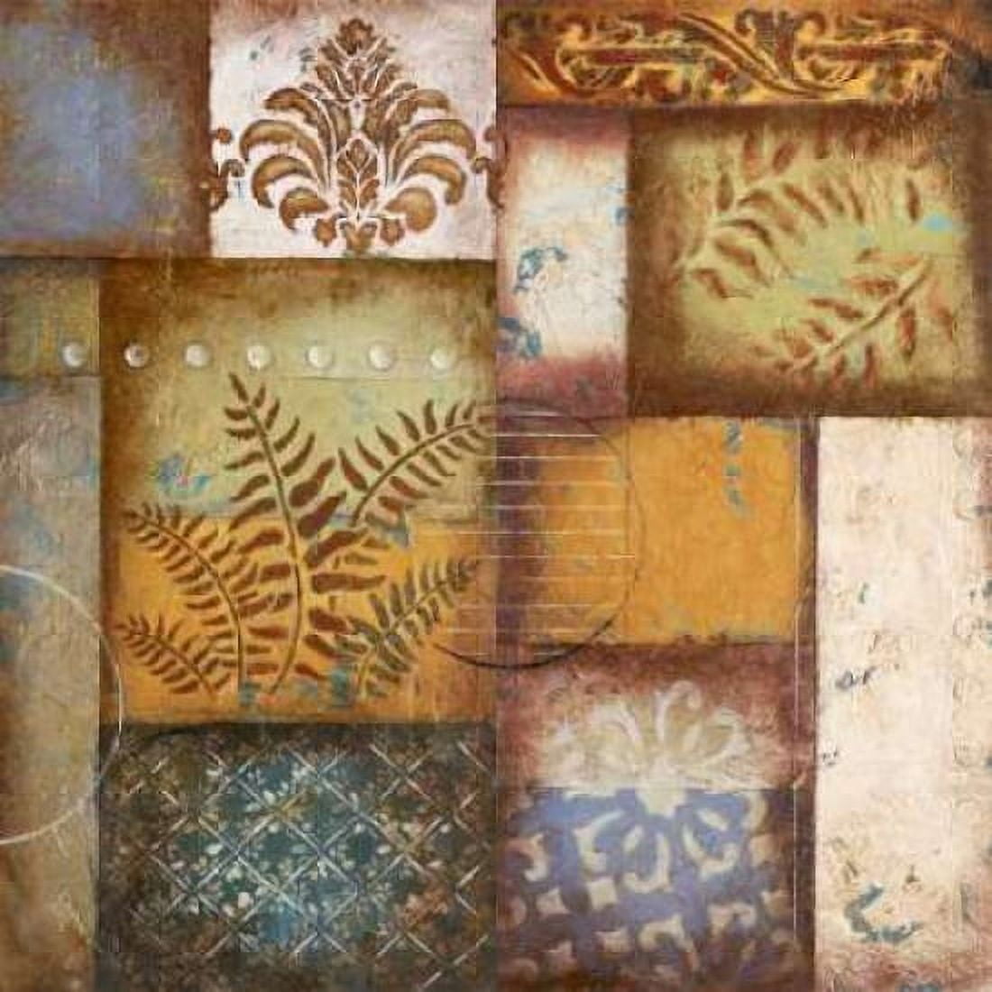 Circular Gold Canvas Art - Susan Osborne (24 x 24)
