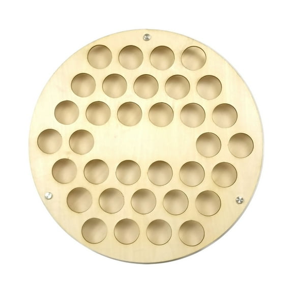 Circular Golf Stand,Creative 34 Hole Circular Wooden Display Stand