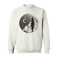 thumbnail image 1 of Circular Halftone Landscape Sweatshirt Men -Image by Shutterstock, Male Medium, 1 of 4