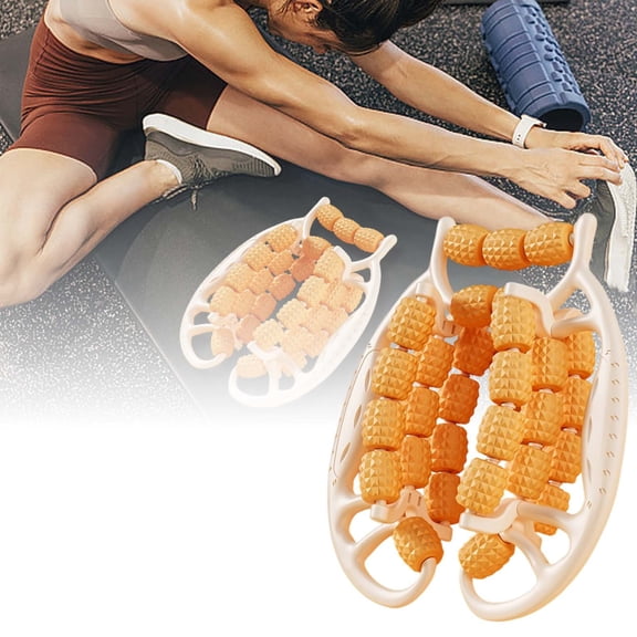 Circular Leg Muscle Massager for Thighs 29 Round ABS Material Portable Easy Use for Yoga Thigh Massage Relaxation Home Gym Travel