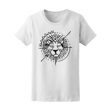 Circular Lion Head T-Shirt Men -Image by Shutterstock, Male 3X-Large