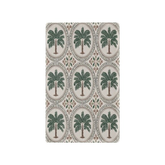 Circular Palm Tree Motifs Light Switch Cover Switch Plate Outlet Cover Plug Cover for Electrical Outlet