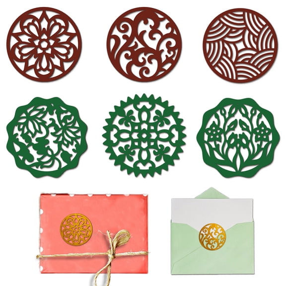 Circular Pattern Cutting Dies Symmetry Decorative Card Stitch Die Cut Carbon Steel Die Cuts Stencils Card Scrapbooking Embossing Template Dies
