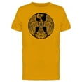 thumbnail image 1 of Circular Phoenix Fire Bird T-Shirt Men -Image by Shutterstock, Male Small, 1 of 2