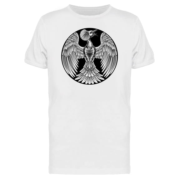 Circular Phoenix Fire Bird Tee Men's -Image by Shutterstock