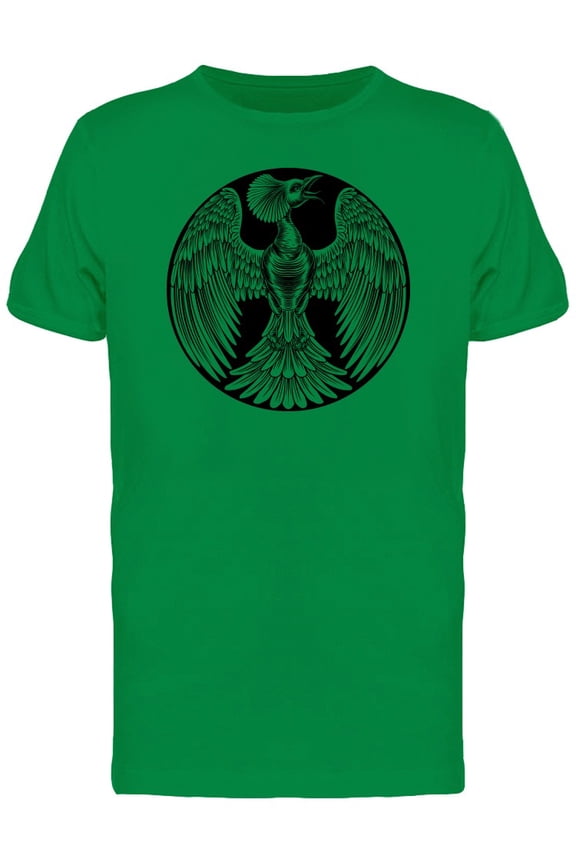 Circular Phoenix Fire Bird Tee Men's -Image by Shutterstock