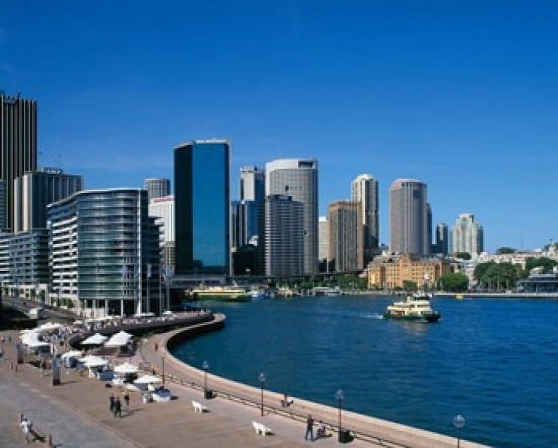Circular Quay Sydney Australia Canvas Art - Paul Thompson DanitaDelimont (27 x 22)