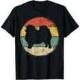 thumbnail image 1 of Circular Retro Pomeranian Owner Parents Pompom Dog Mom T-Shirt, 1 of 4