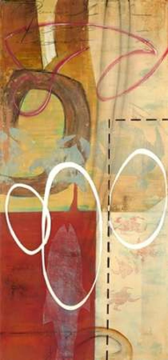 Circular Rhythm Canvas Art - Gabriela Villarreal Villarreal (24 x 48)