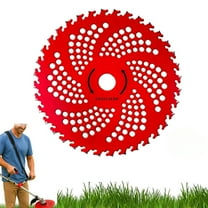 Circular Saw Blade for Weed Trimmers, 9" X 36 Teeth Carbide Tip Brush Blades with Adapter Kit, Steel Wire Grass Trimmer Head, Weed Wacker Blade for Most Brush Cutter,Trimmer,Weeder