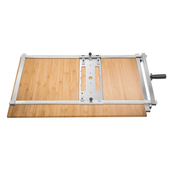 Circular Saw Guide, 7-Inch Adjustable Edge Rail Cutting Tool, 0-29.52 Inch Length, Dual Rulers with Quick Positioning Knob, Level Bubble, Compatible with Electric Circular Saws and Trimmers