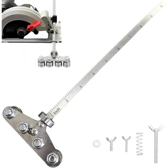 Circular Saw Guide Circular Saw Guide Rail Positioning Calipers for Circular Saw 20in Stainless Steel