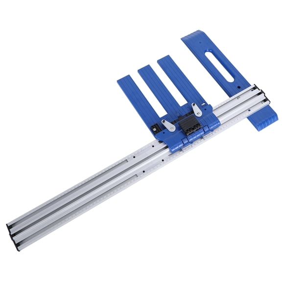 Circular Saw Guide Rail with Clamps, 0-65cm Adjustable, Converts Handheld Saw into Precision Cutting Tool, Compatible with Most Saws, Portable Cutting Jig for Woodworking & DIY Projects