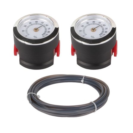 Precise Humidity Monitoring for Printing Innovative PETG Humidity Detection Set with Digital Mechanical Dials Clear