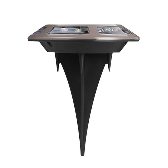 Circular Solar 12LED Stainless Steel Outdoor Lamp Garden Light Yard Street Lighting IP65 Waterproof Durable Efficient Polycrystalline Silicon Panel Auto On Off Wall Mounted Buried Light