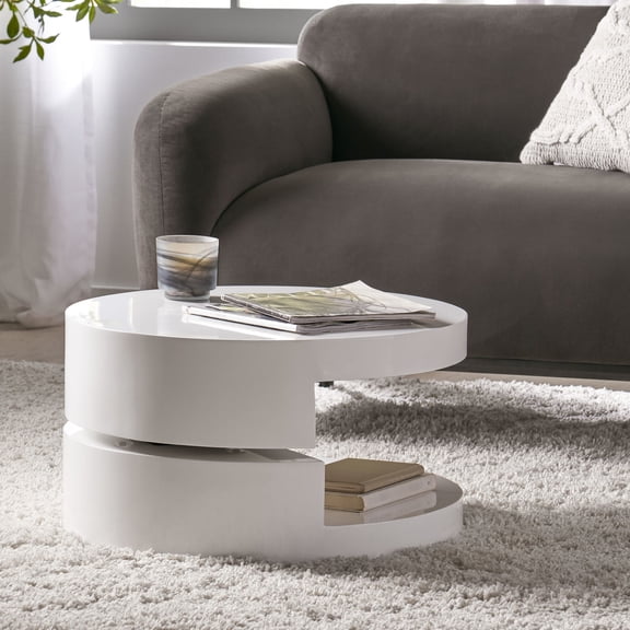 Circular Table - Multifunctional Storage and Rotation - Living Room - Meet Multiple Needs