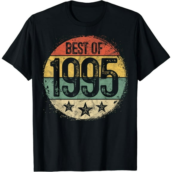 Circular Vintage Best of 1995 29 Year Old Gift 29th Birthday T-Shirt