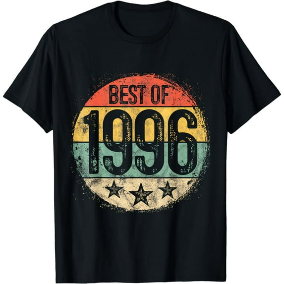 Circular Vintage Best of 1996 28 Year Old Gift 28th Birthday T-Shirt
