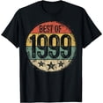 thumbnail image 1 of Circular Vintage Best of 1999 25 Year Old Gift 25th Birthday T-Shirt mens t shirt，black，women，funny，misfits，men，journey, 1 of 4