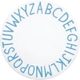 thumbnail image 1 of Circular game carpet, alphabet learning children's floor mat, multi-sized soft crawling mat, 1 of 10