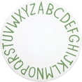 thumbnail image 1 of Circular game carpet, alphabet learning children's floor mat, multi-sized soft crawling mat, 1 of 10