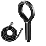 Circular pressurized showerhead, bathroom shower, handheld pressurized large outlet pressurized showerhead