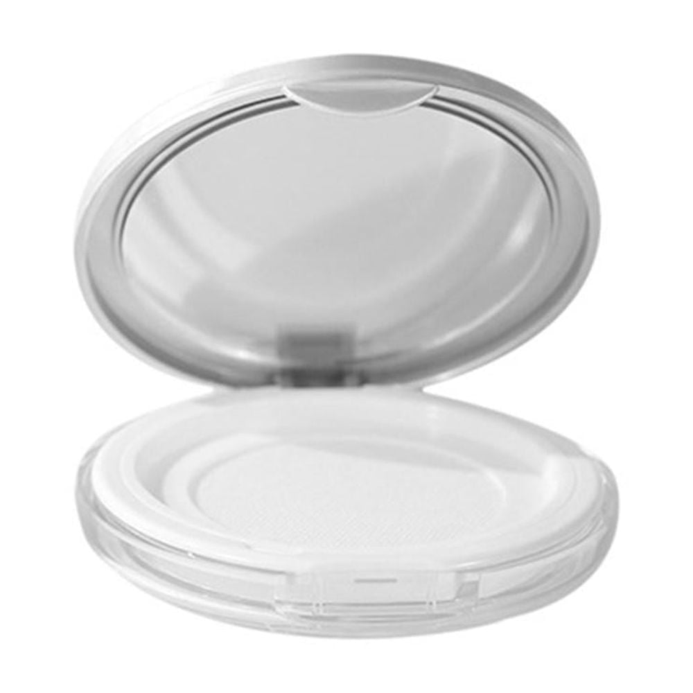 Circular ultrathin powder box foldable and portable box a split powder