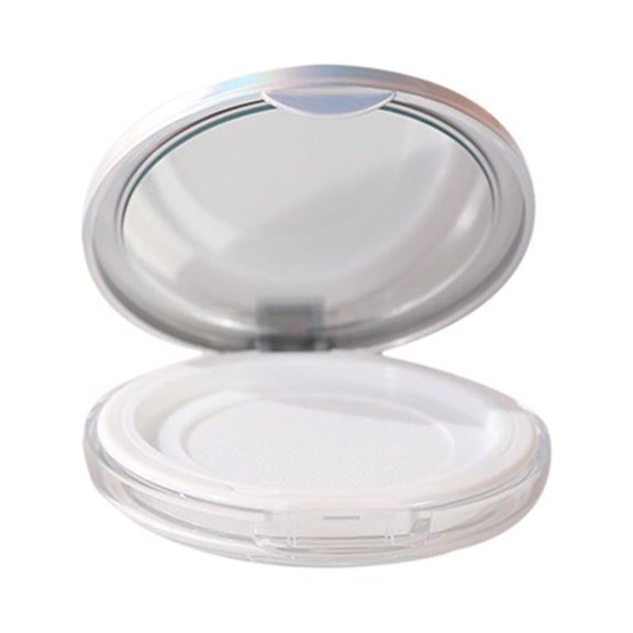 Circular ultra thin powder box foldable and portable pack powder split W4A1 ι бс L6I9