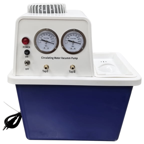 Circulating Water Vacuum Pump Lab Multi-Purpose Vacuum Pump with 2 Taps and Pressure Gauge