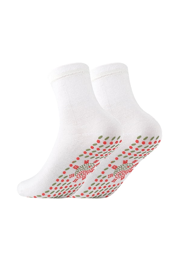 Circulation Compression Socks for Women Men Heated Socks Tourmaline -heating Comfortable Winter Warm Breathable Casual Socks