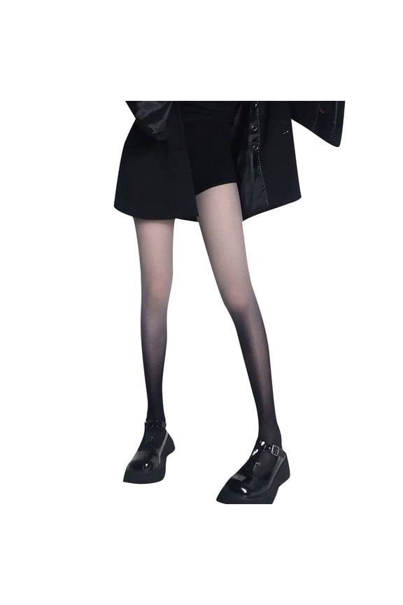 Circulation Compression Socks for Women Men Pantyhose Pantyhose Gradient Contrast Color High Elasticity Skinny Thin Soft Anti Slip Cosplay Performance Tights Long Socks Breathable Casual Socks