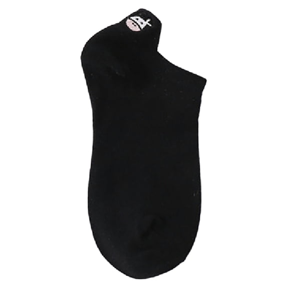 Circulation Compression Socks for Women Men Socks Short Bootie Fuzzy Breathable Cute Ankle Cotton Cow Pattern Fashion Japanese Heel Embroidery Machine Cat Socks Breathable Casual Socks